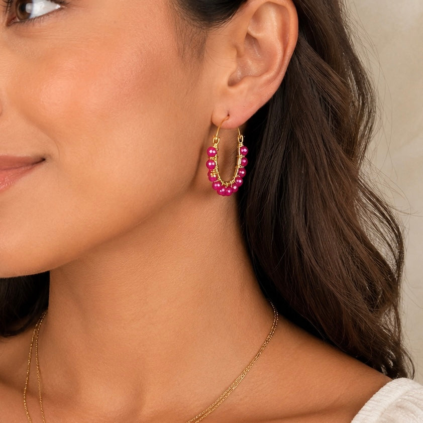 Wire Wrapped Hoops