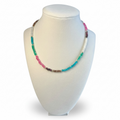 Faceted Multi-Colored Jade Necklace