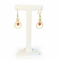 Goldstone Earrings