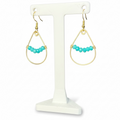 Teal Jade Earrings