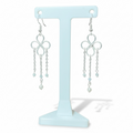 Aquamarine and Shell Pearl Earrings
