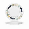 Flower Amazonite and Goldstone Bracelet
