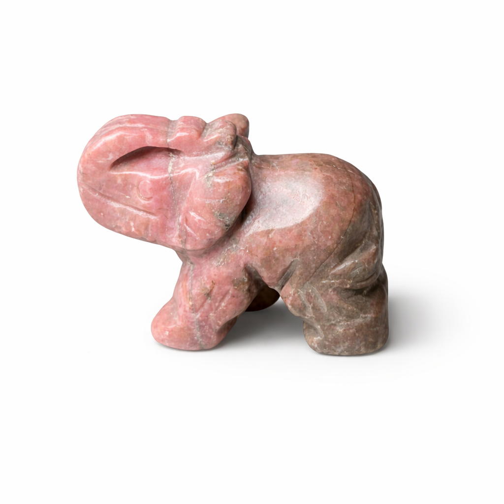 Mini Crystal Elephant Carvings