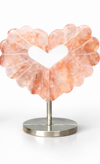 Carved Gemstone Hearts