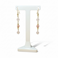 Rose Quartz and Rhodonite Earrings