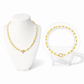 Yellow Jade Jewelry Set