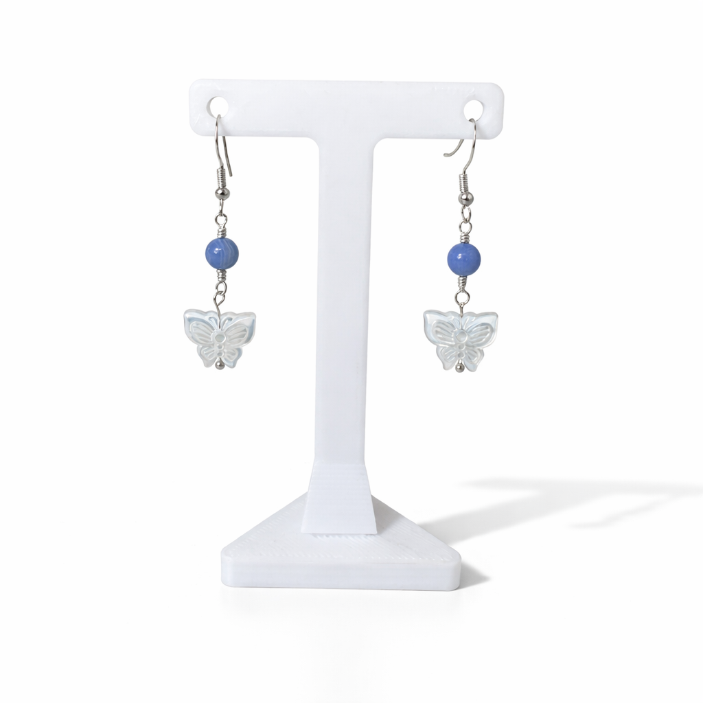 MOP Butterfly Earrings