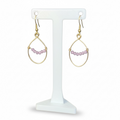 Purple Jade Earrings