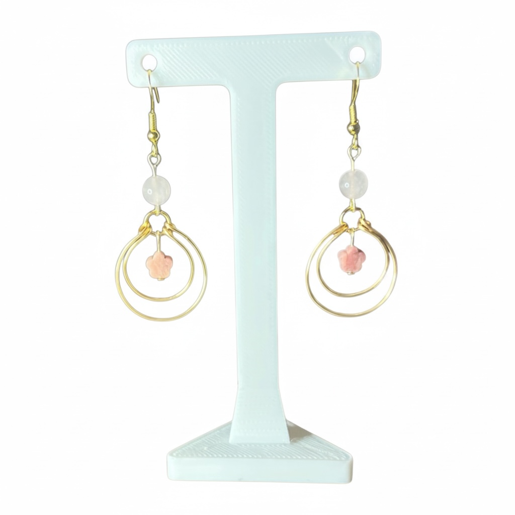 Rhodonite Earrings