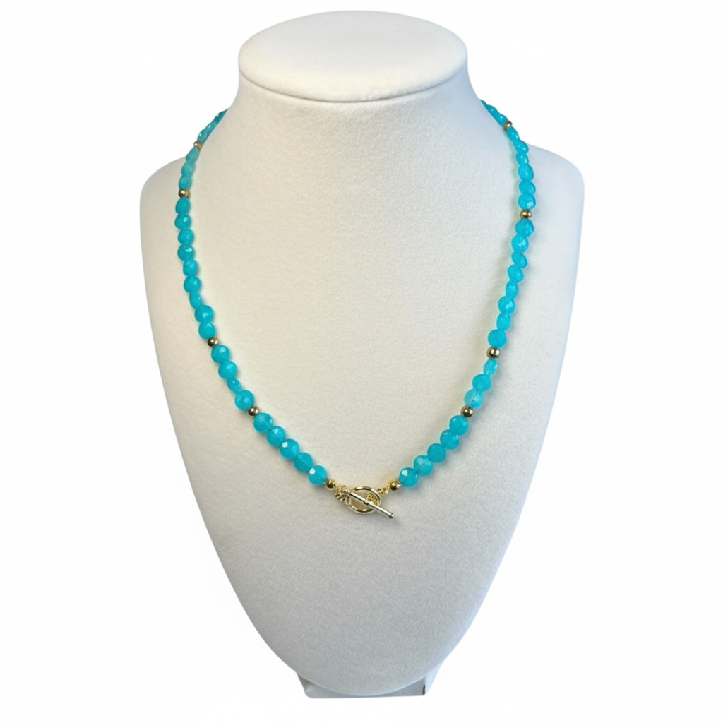 Faceted Amazonite Necklace