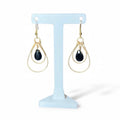 Obsidian Teardrop Earrings