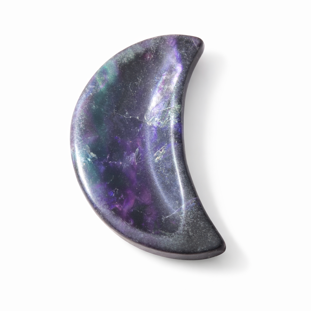 Rainbow Fluorite Moon Bowl