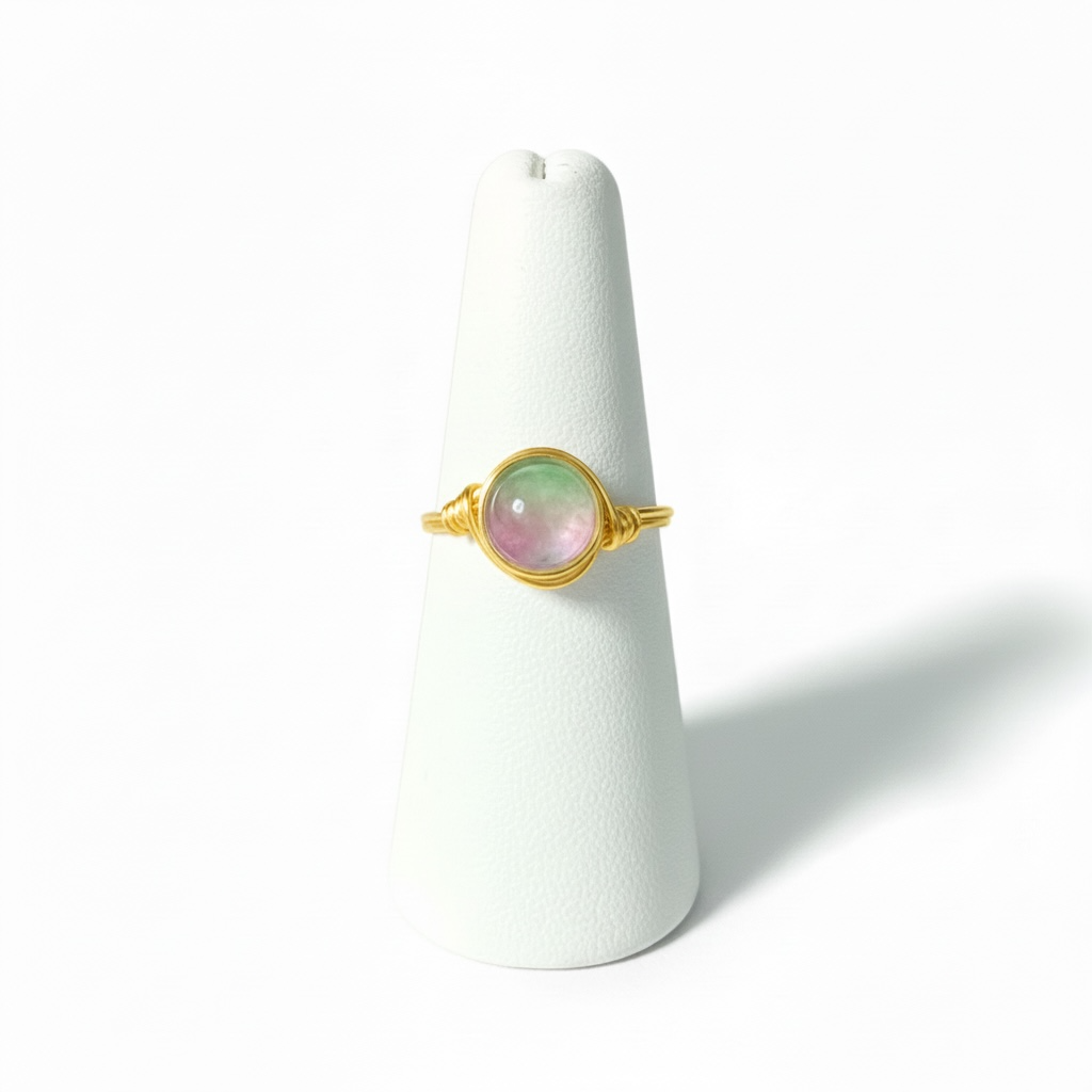 Wire Wrapped Gemstone Rings