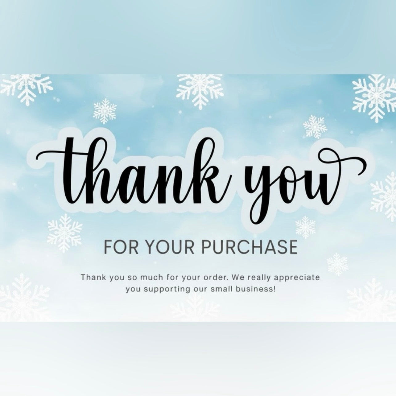100 Count Customized Thank You Cards
