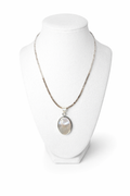 Faceted Gradient Smoky Quartz Necklace with Pendant