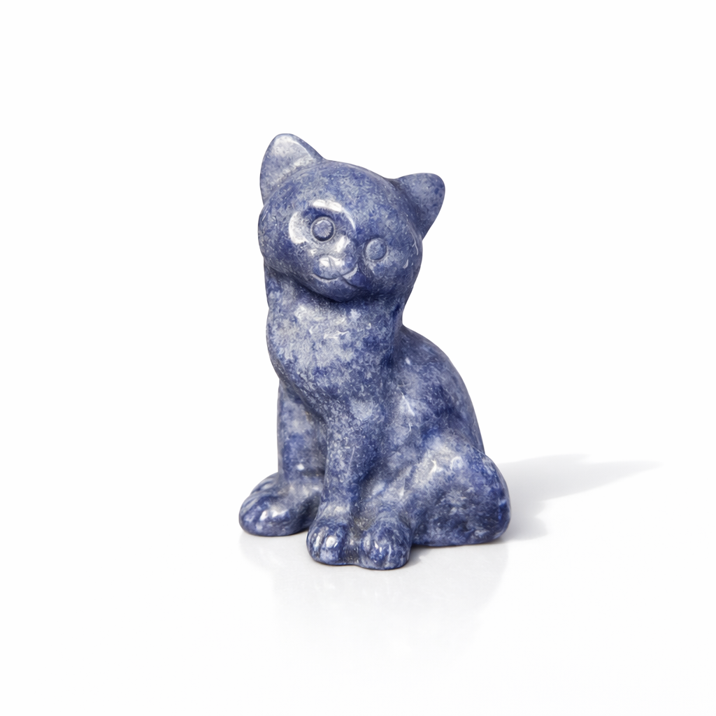 Crystal Cat Carving
