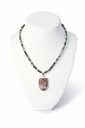 Indian Agate Necklace with Pendant