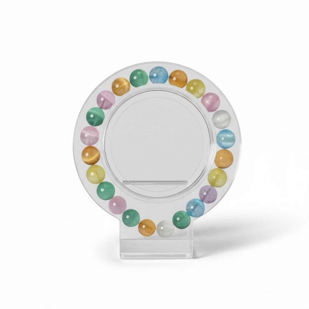 Multi-Colored Selenite Bracelet
