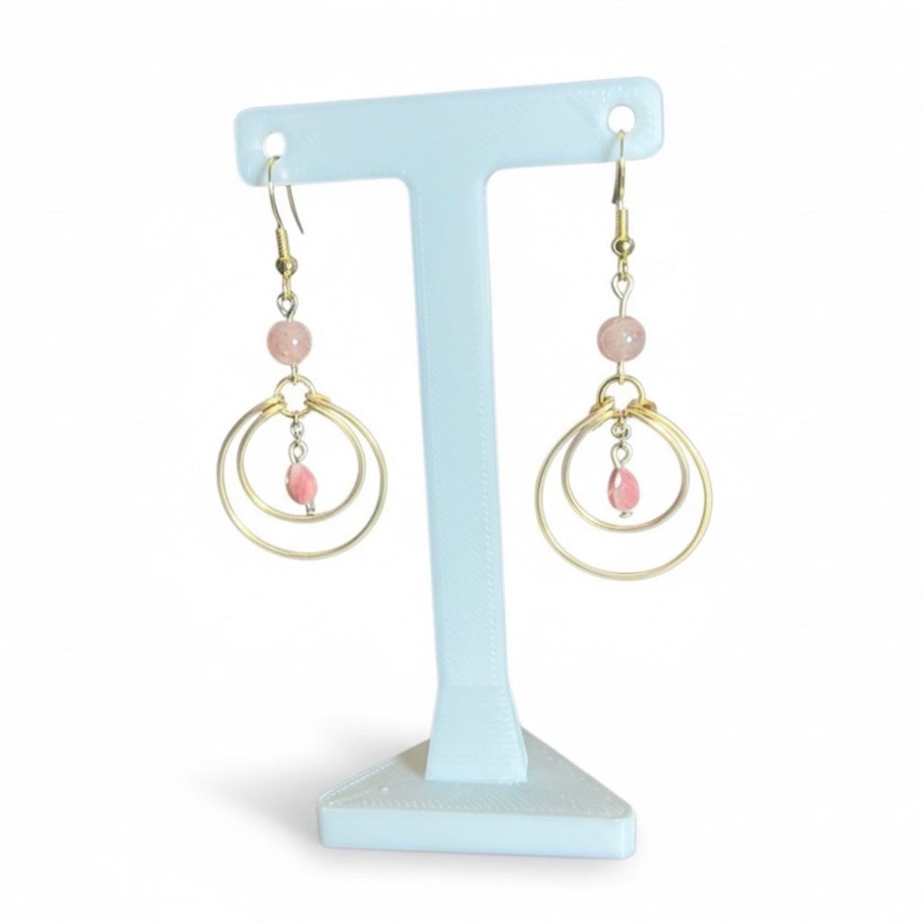 Rhodonite Earrings