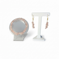 Rose Quartz Chip Jewelry Set