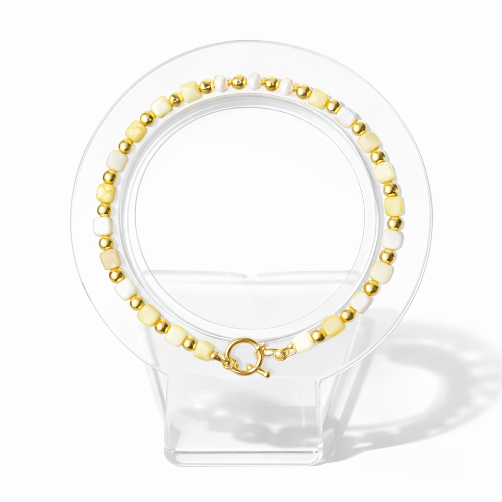 Yellow Jade Jewelry Set