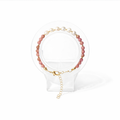 Faceted Rhodonite and Freshwater Pearls Bracelet
