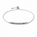 Smoky Quartz Lariat Bracelet
