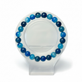 Blue Banded Agate Bracelet