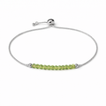 Peridot Lariat Bracelet