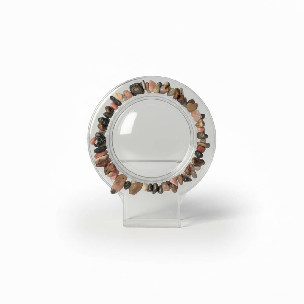 Rhodonite Chip Bracelet
