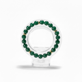 Faceted Green Malaysian Jade with Gold Hematite Bracelet