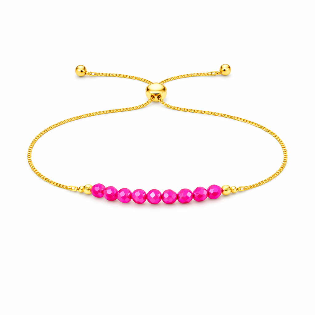 Ruby Lariat Bracelet