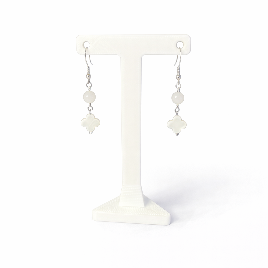 MOP Clover Earrings