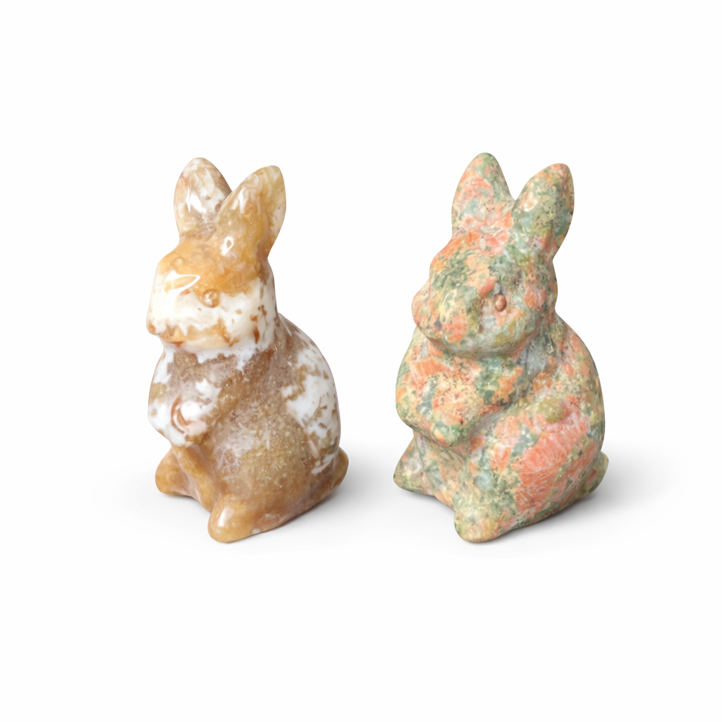 Carved Bunny Set