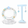 Matte Flower Amazonite Set