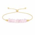 Rose Quartz Lariat Bracelet