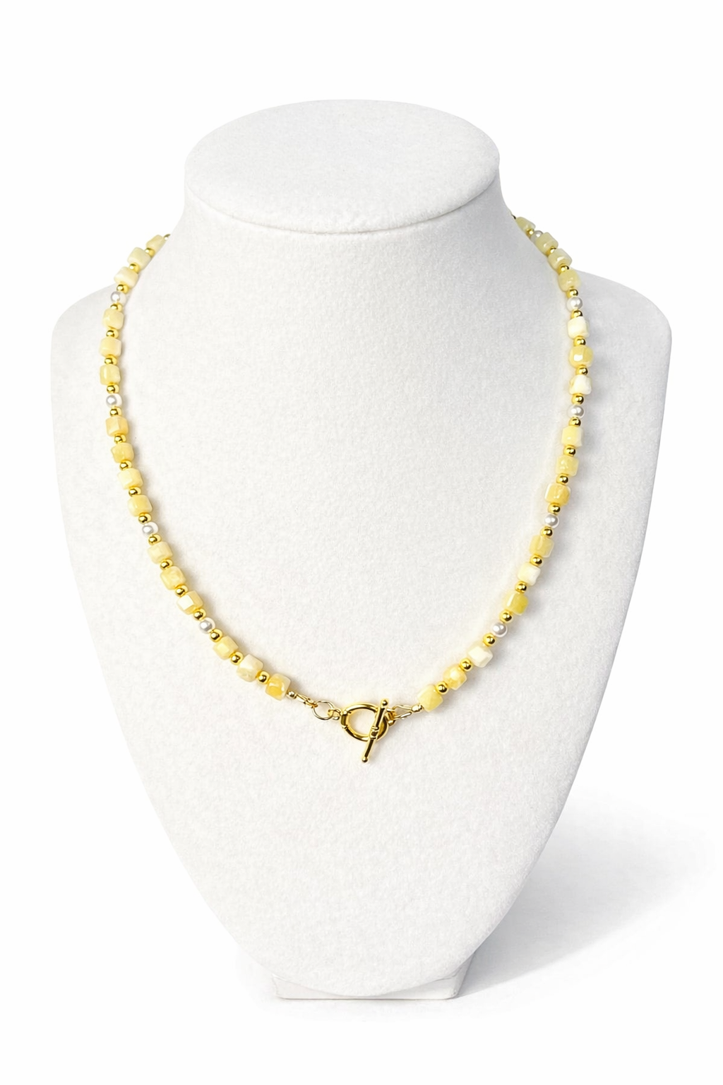 Yellow Jade Jewelry Set