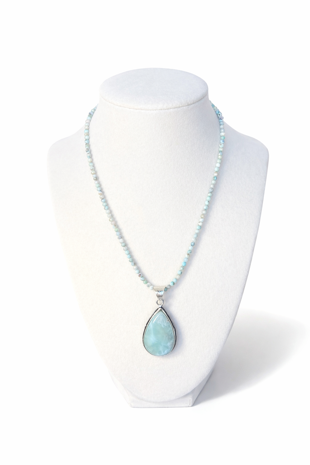 Larimar Necklace with Pendant