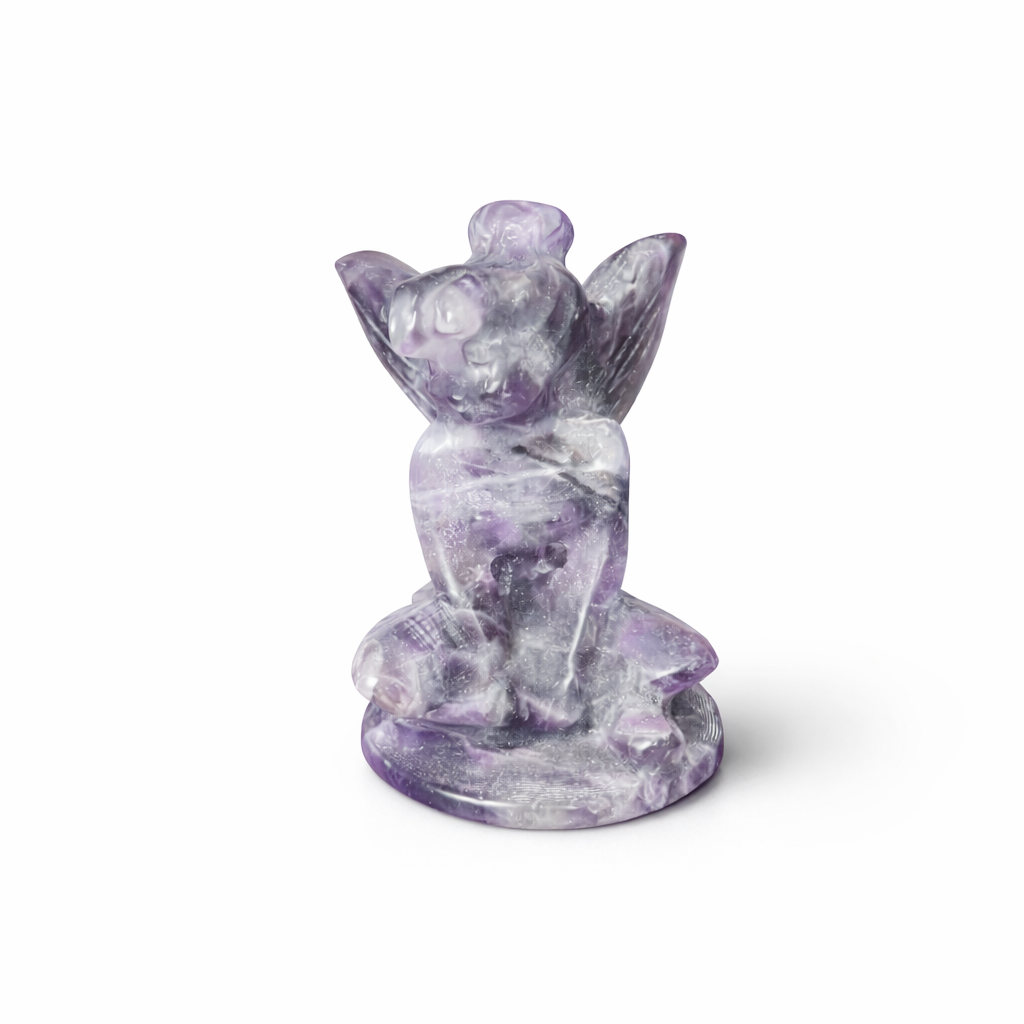 Amethyst Fairy Carving