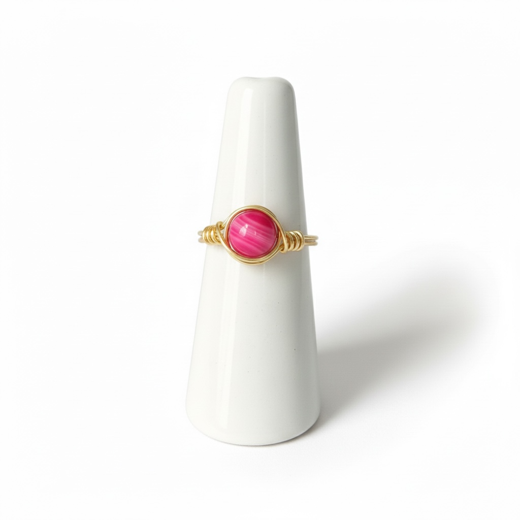 Wire Wrapped Gemstone Rings