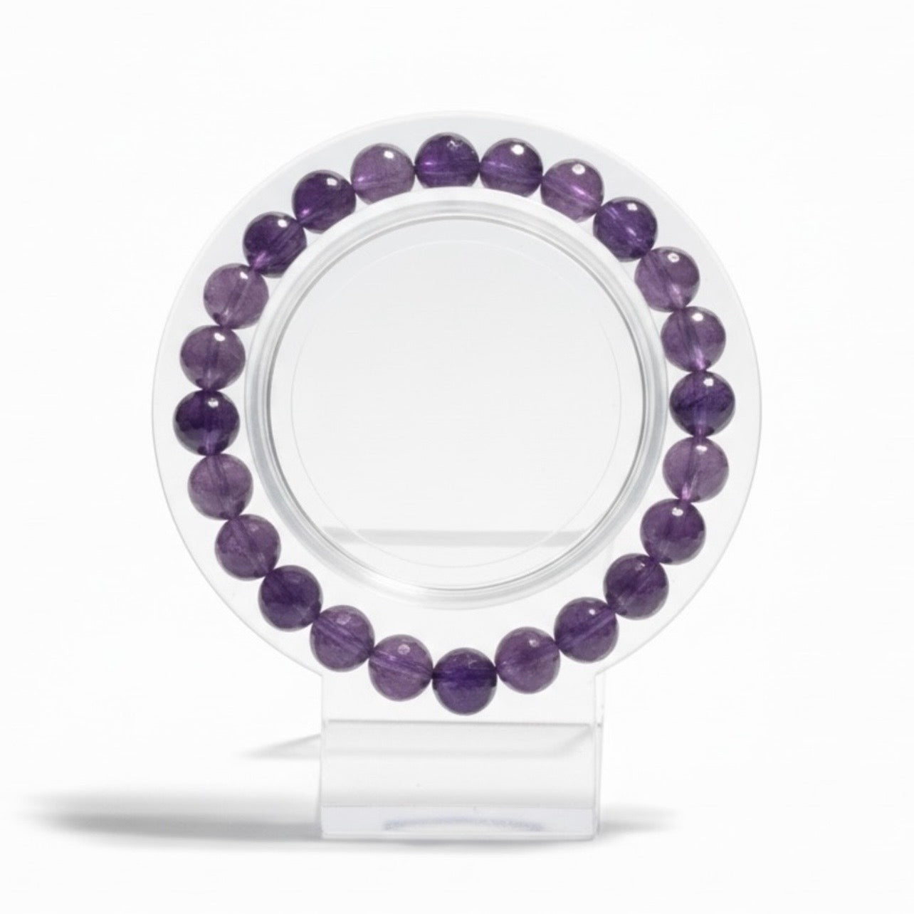 Faceted Amethyst Bracelet