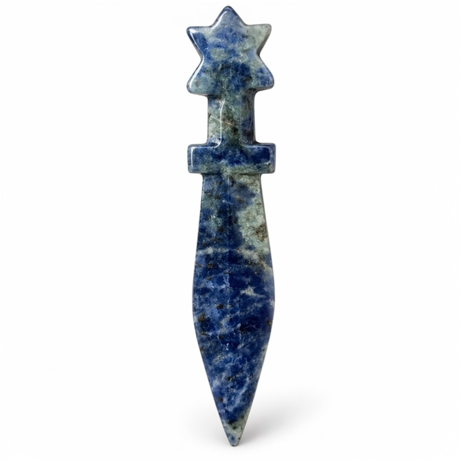 Sodalite Carved Dagger