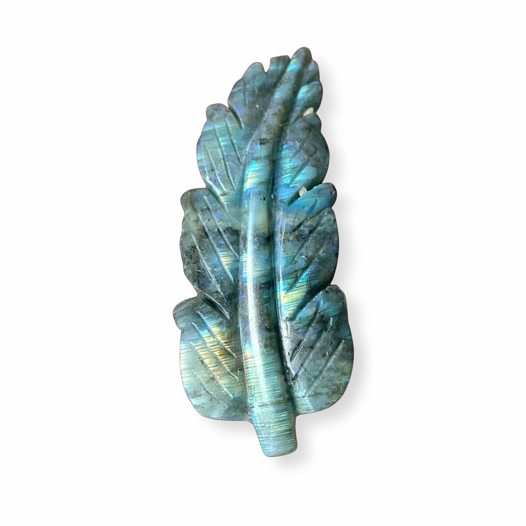 Labradorite Carved Feather
