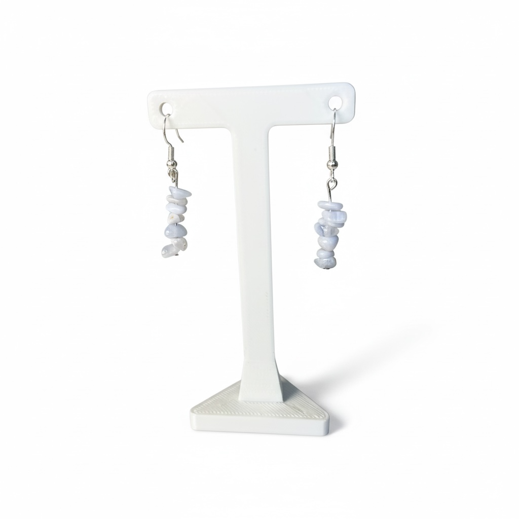 Blue Lace Agate Chip Set