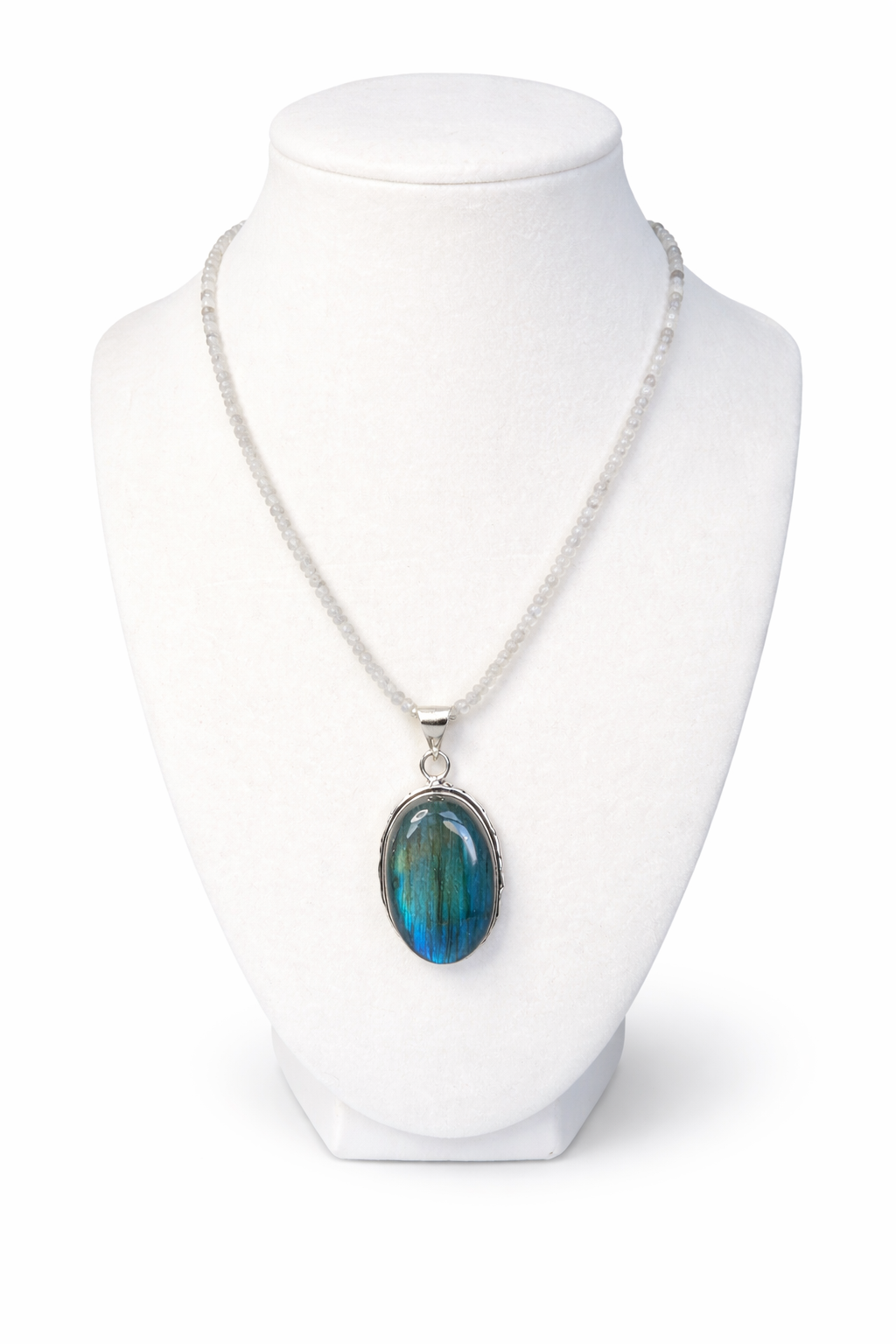 Faceted Labradorite Necklace with Pendant