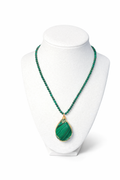 Malachite Necklace with Pendant
