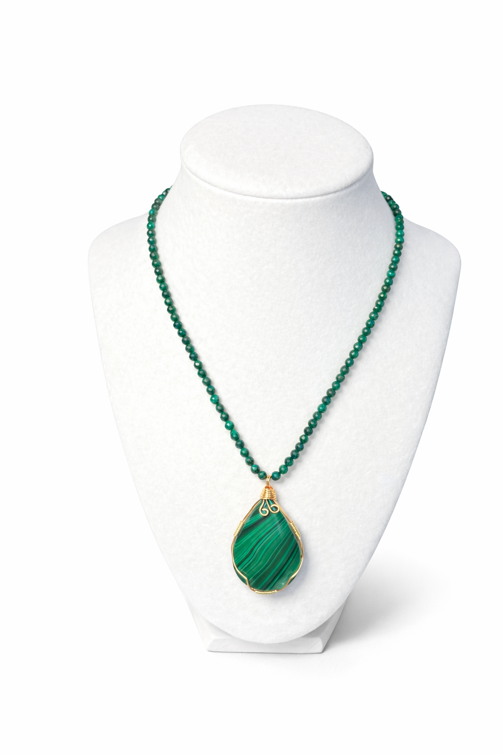 Malachite Necklace with Pendant