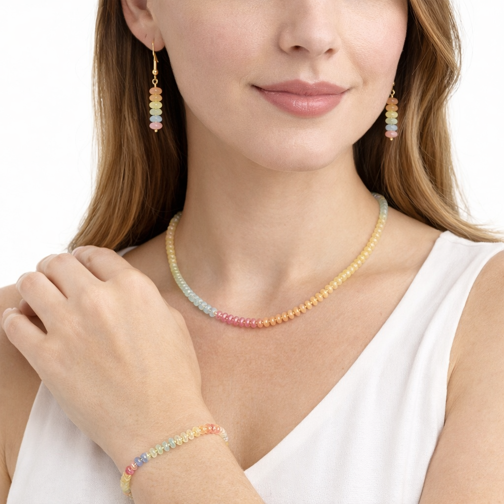 Multi-Colored Jade Set