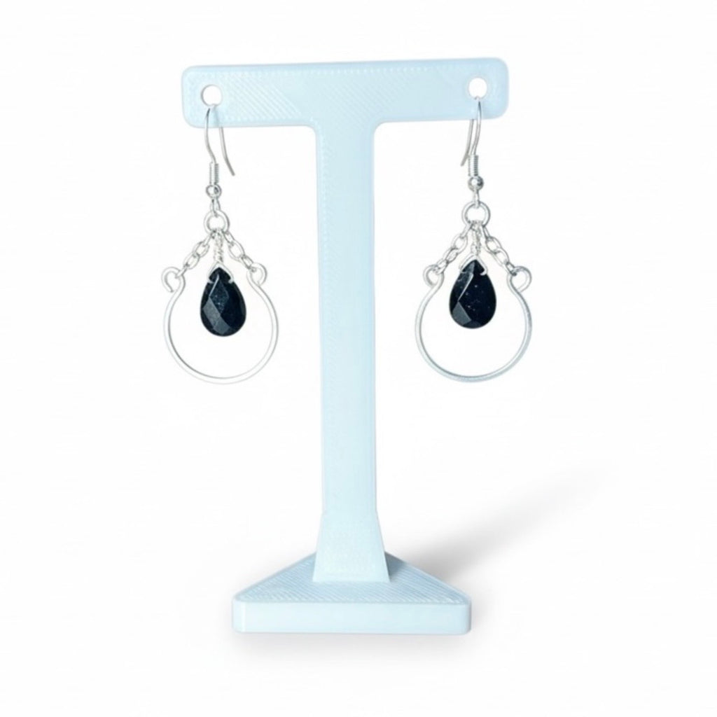 Obsidian Earrings