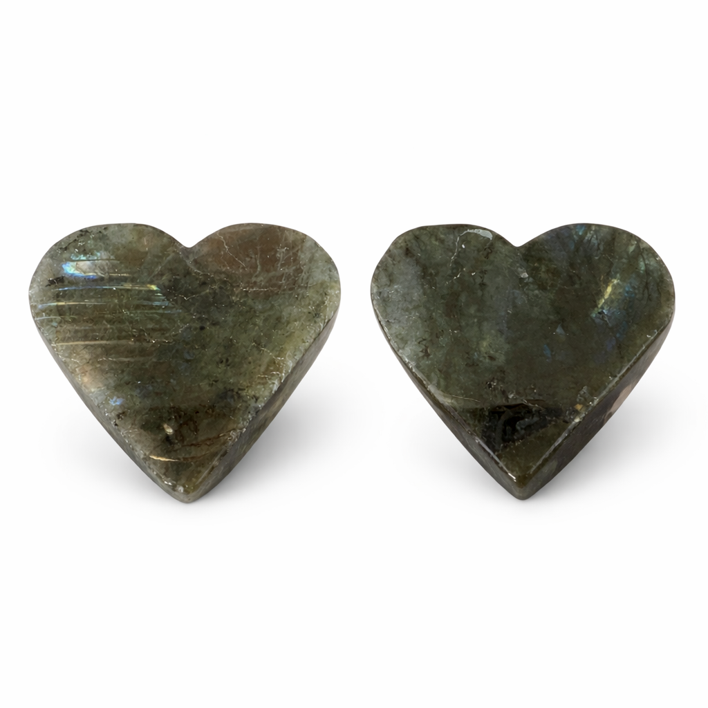 Labradorite Hearts